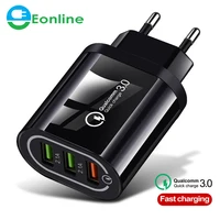 

EONLINE USB Quick 3.0 Phone Charger For Samsung S8 S9 Xiaomi mi 8 Huawei Fast Wall Charging For iPhone 6 7 8 X XS Max iPad