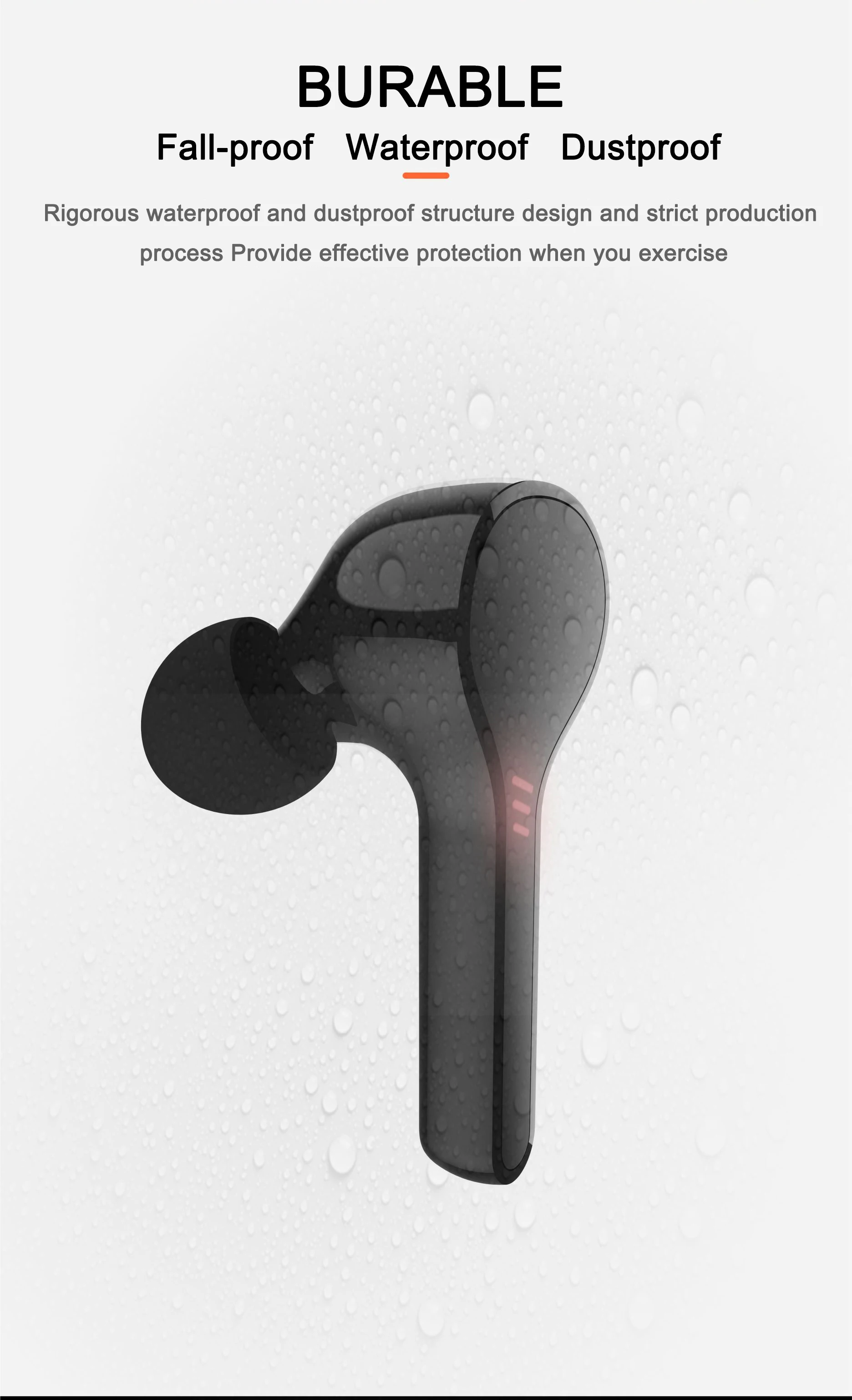 Tws headphone wireless bluetooth 5.0 earphone mini earphone sports driving headset wireless bluetooth earbuds with charing box - ANKUX.COM