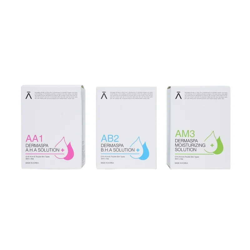 

2021 New Korea Dermabelle best selling aqua peel solution korea aqua peel AA1 AB2 AM3 30ml Concentrated aqua solution