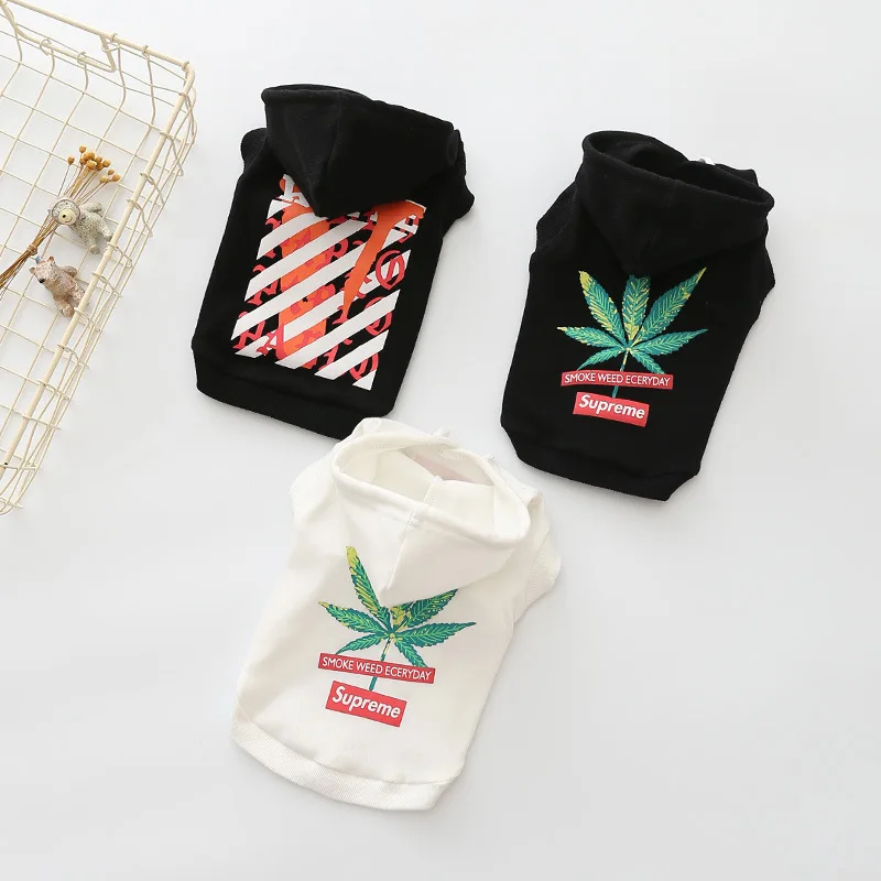 

Hoodie 2020 Summer Dog Popular Logo Stylish 100% Cotton Pets Coat Stretch Fleece Vest for Pets