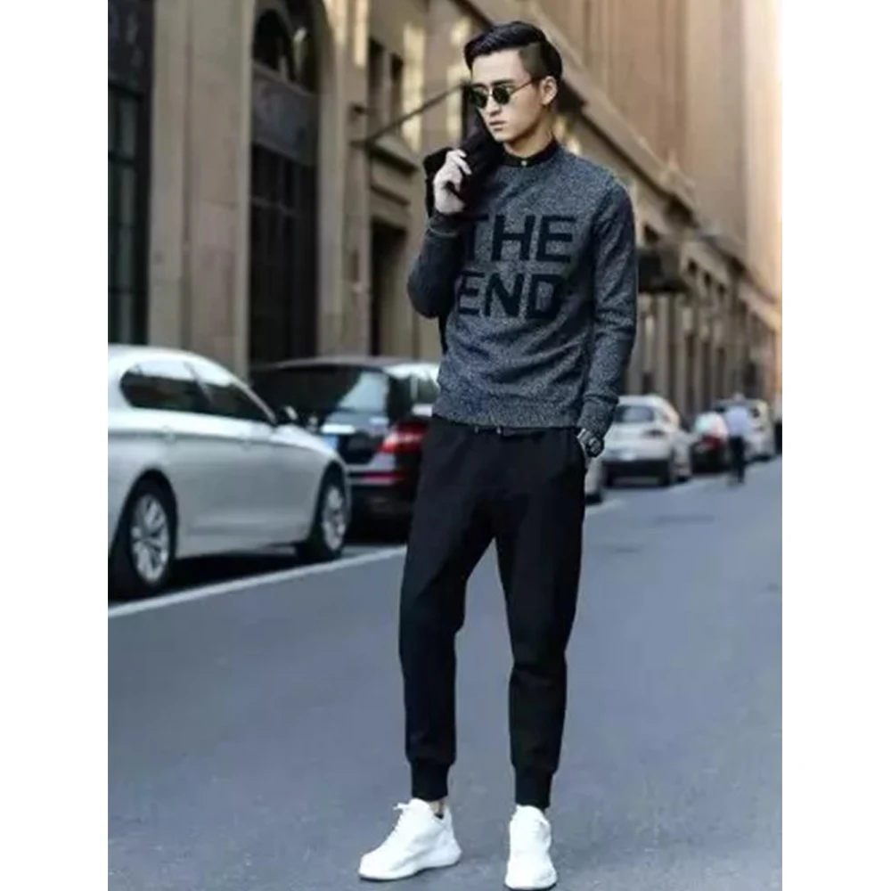 

MOQ 1PC Mens Harem Pants For Male Casual Sweatpants Hips Hop Pants Streetwear Trousers Clothes Track Joggers Man Trouser, Picture shows