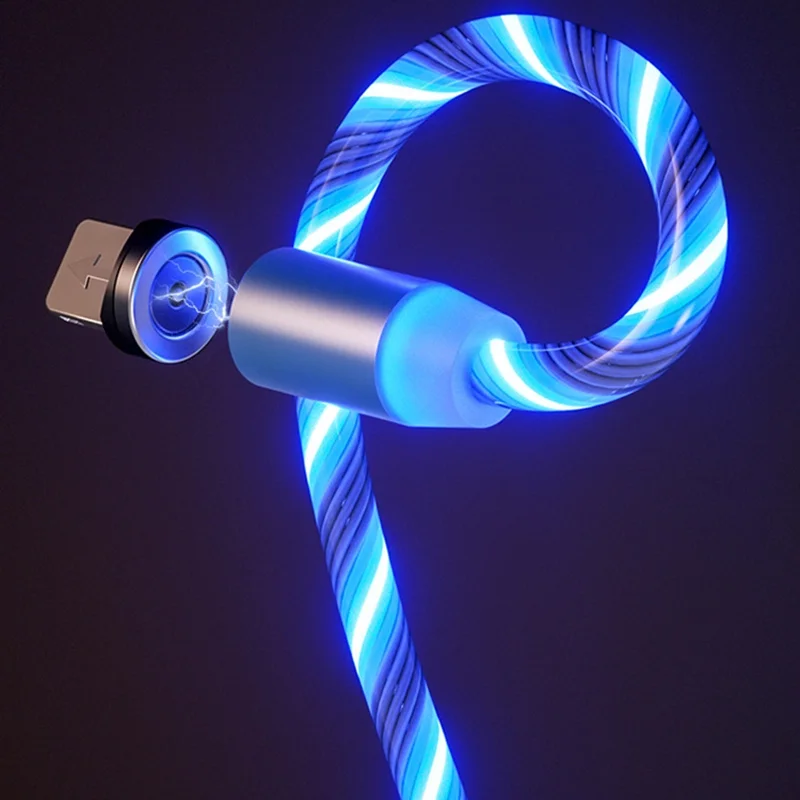 Strong magnetic magnetic head data cable 3-in-1 optical fiber charging cable - ANKUX.COM