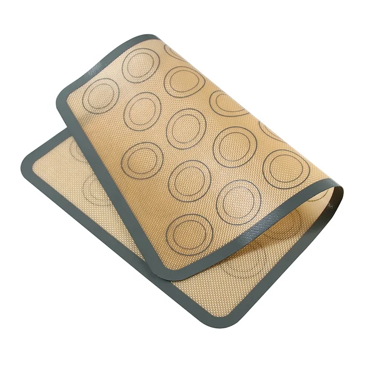 

Customized reusable silicone macaroon baking mat pastry mat cooking pad, Custom color