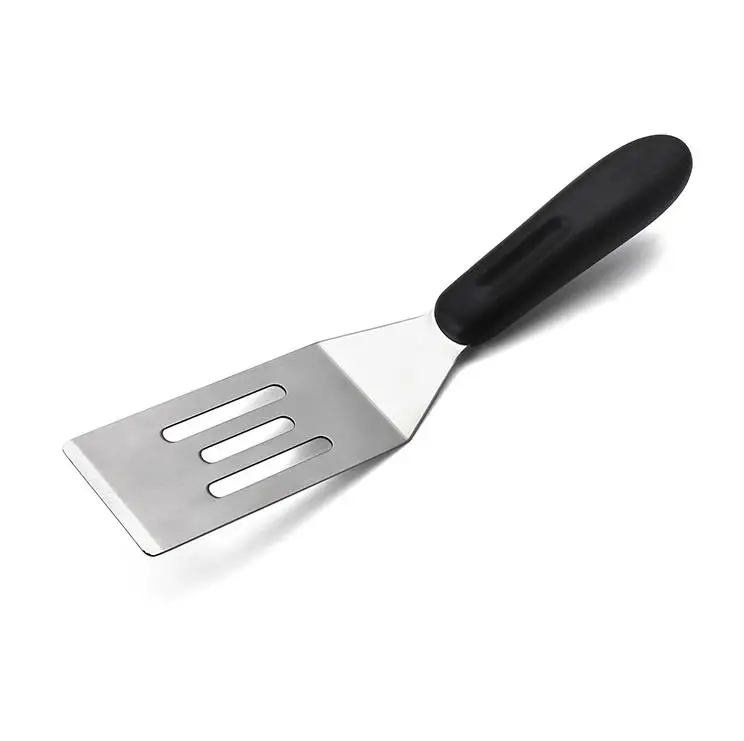 

Professional Stainless Steel Cake Baking Mini Serving Scraper Cake Spatula Non Stick BBQ Tools Teppanyaki Steak Frying Shovel