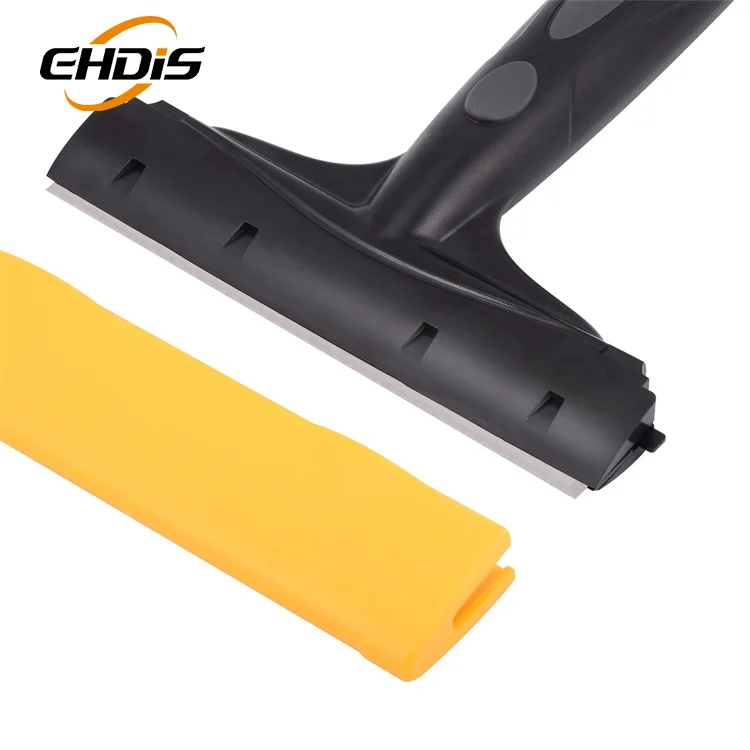 

New Custom Handle Felt Edge Vinyl Plastic Squeegee For Car Window