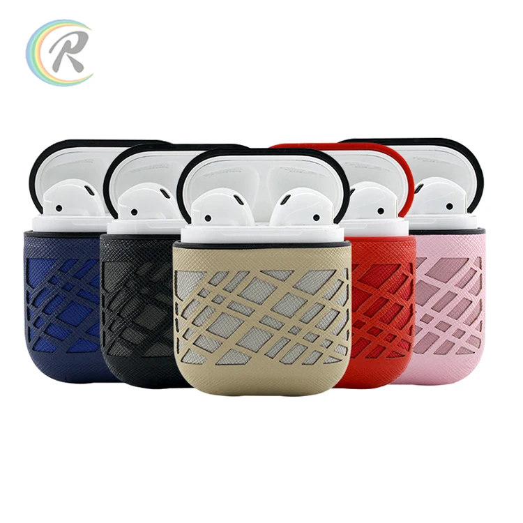 

Amazon choice for airpods case leather with keychain for airpods 1/2 universal have 9 colors, Green;gray;gold;red;black;blue;pink;orange;yellow