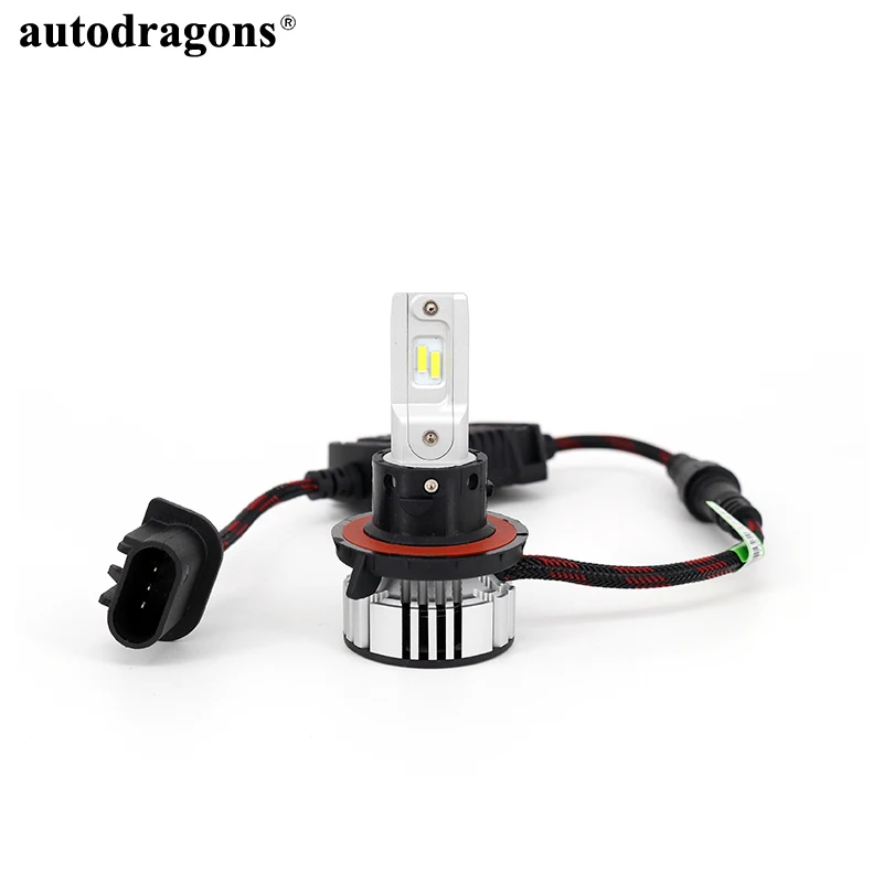 autodragons F2 LED Headlight Bulbs Conversion Kit H13 H1 H4 H7 6500K - Low Beam/High Beam/Fog Light Bulb