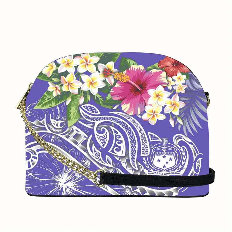 

Polynesian Printed Small Messenger Mail Bags Cross Body Cell Phone Purses Messenger Bag Vegan Leather