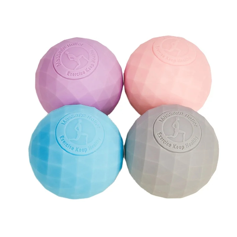 

Yoga Massage Ball Muscle Relaxation Foot Waist Fitness Solid Silicone Fascia Ball
