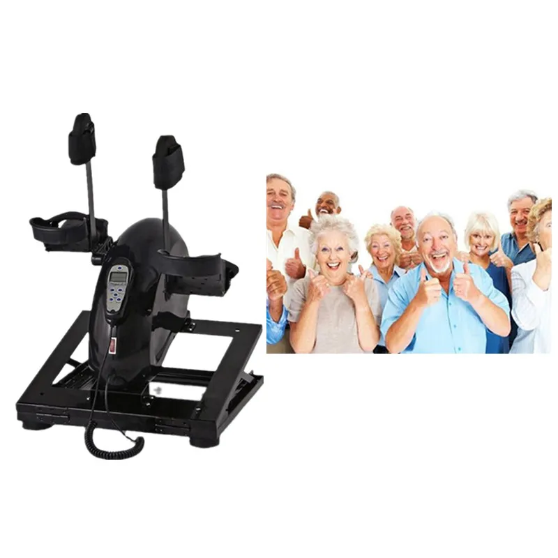 

Leg exercise machine for elderly health equipment orthopedic, Black
