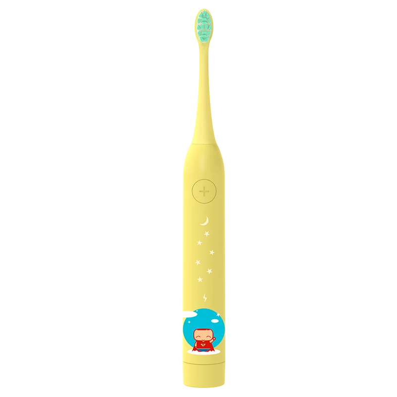 
New Kids Sonic Electric Toothbrush With Wireless Charging Led Light Remind 