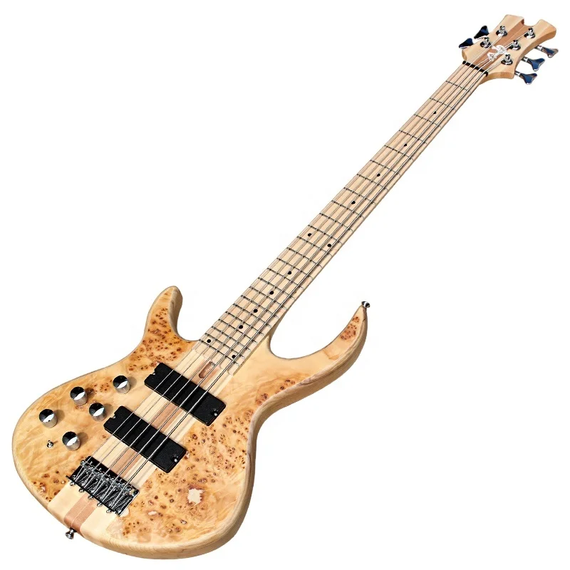 

Flyoung Neck Through Bass Left Handed Lefty 5 Strings Electric Bass Guitar Profectional Bass Guitar