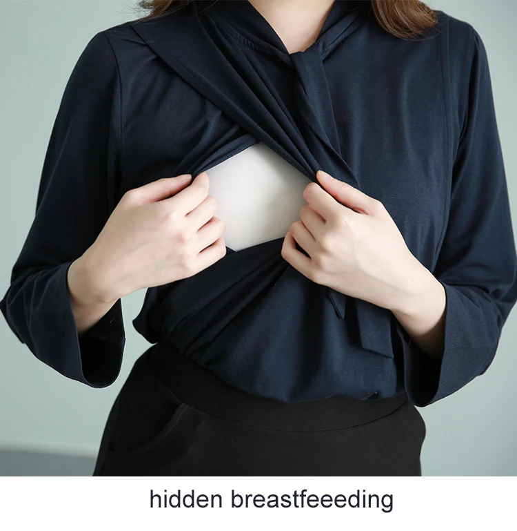 2019 New Autumn Arrival Comfy Long Sleeve Pull Over Office Lady Nursing Sweatshirt.jpg