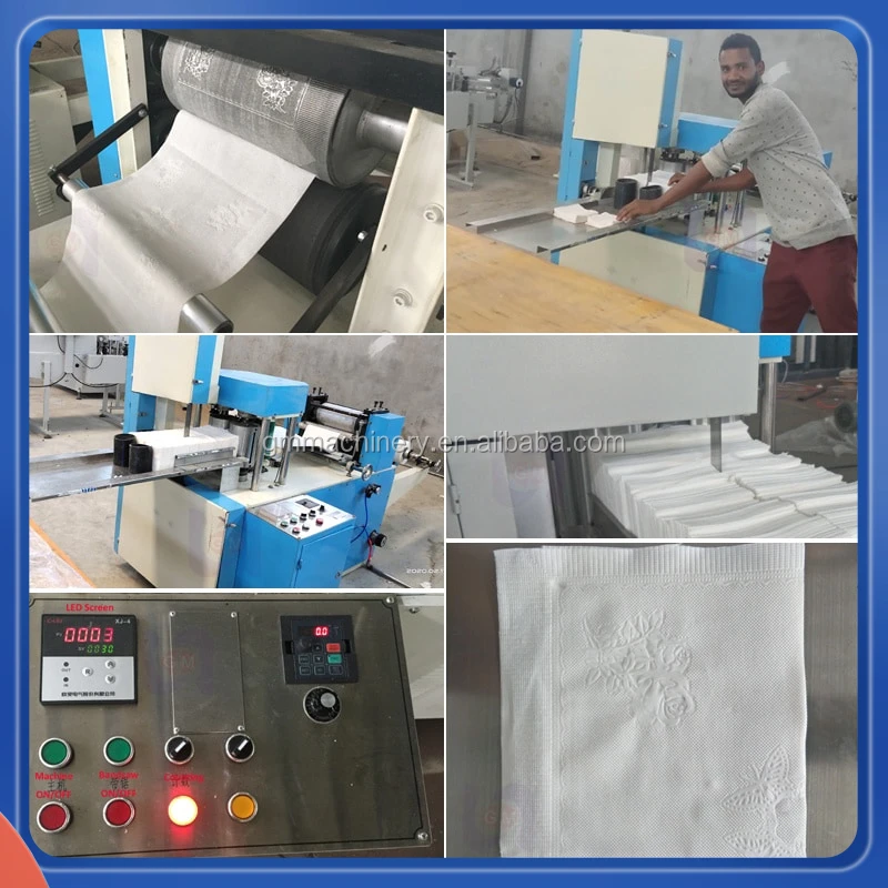 Full Automatic Napkin Tissue Paper Making Machine