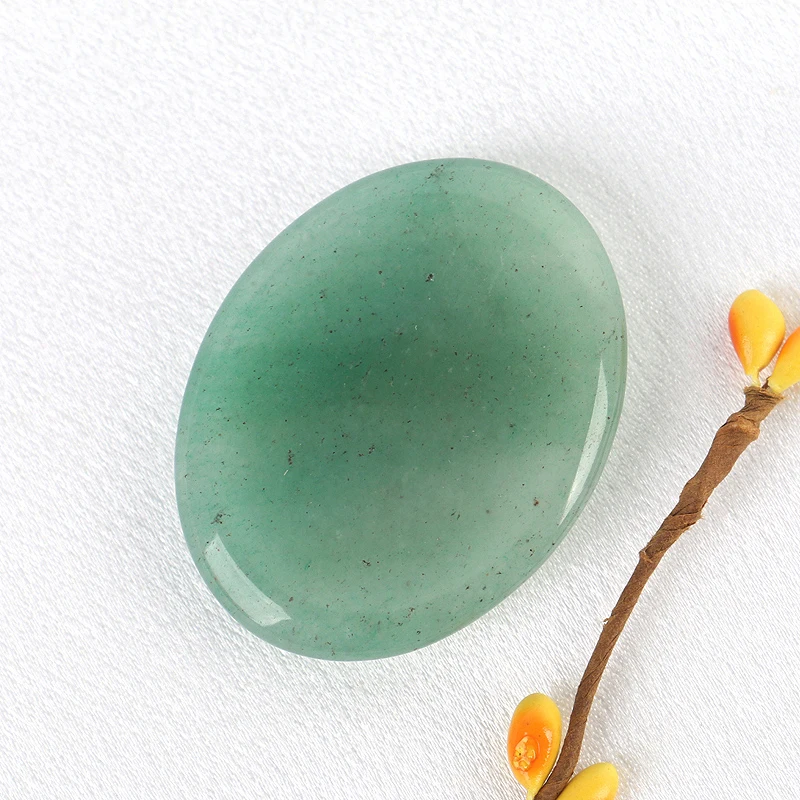 

Factory direct sale crystal worry stone thumb stone palm stone for relief