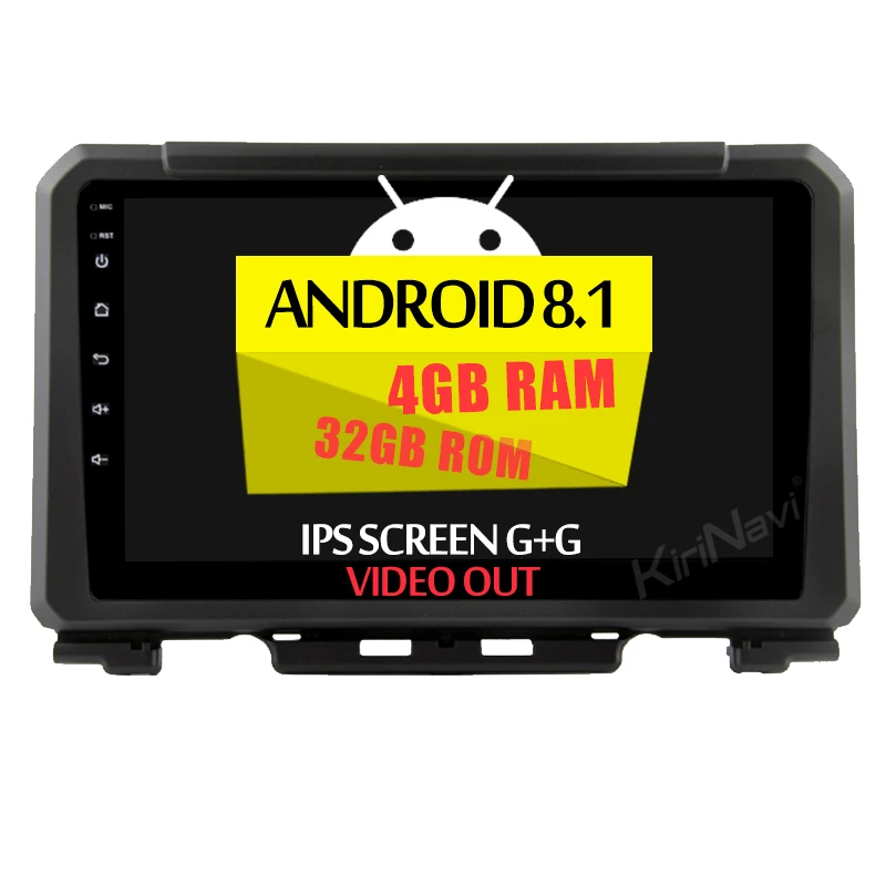 

KiriNavi Android 8.1 9'' touch screen car radio gps for Suzuki Jimny 2018 car multimedia system 5G WIFI DAB+DSP Amplifier