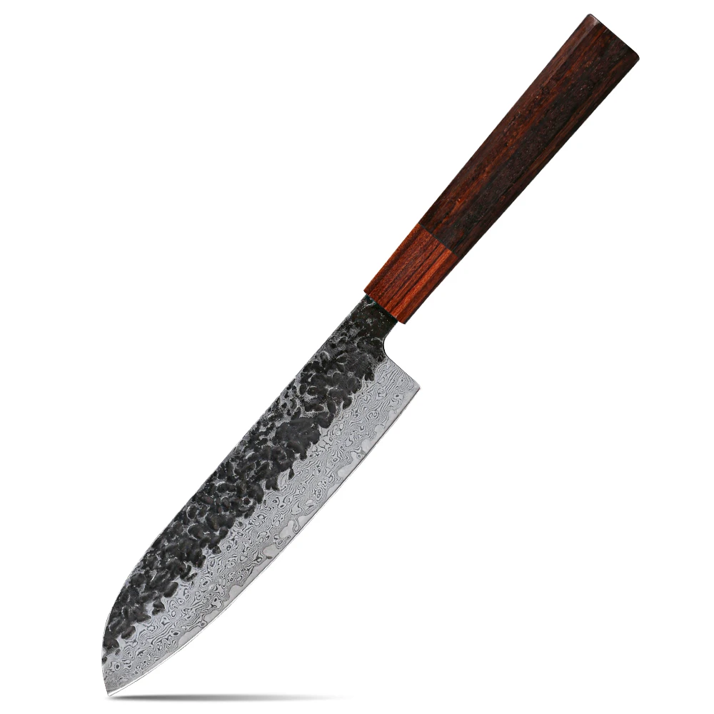 

Big Offer Hand Forged Damascus Japanese Santoku Knife