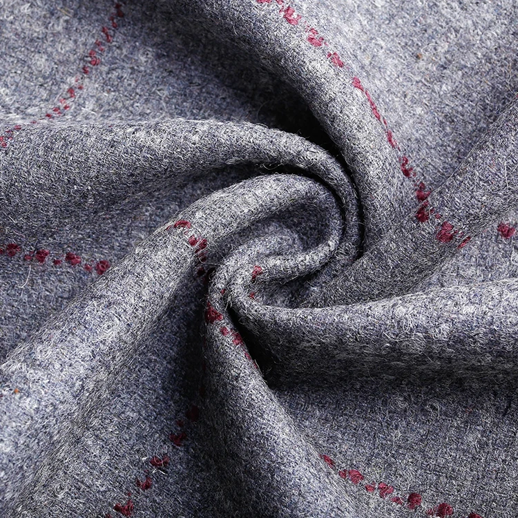 
Wholesale more colors 60% Wool 30% Polyester 250-260GSM twill fabric for garment 