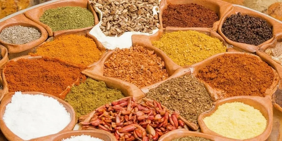 Spices stored in temperature-controlled environment