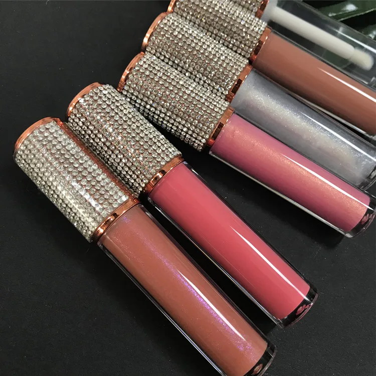 

Makeup Lip Gloss 60 Colors Diamond Long Lasting Waterproof Glitter High Shine Lip Gloss and Matte Liquid Lipstick