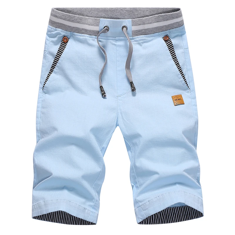 

2021 Summer Mens Casual Cotton Shorts Plus Size Short Men Breathable Outdoor Slim Fit Pant Male Beach Wear Bermuda Masculina