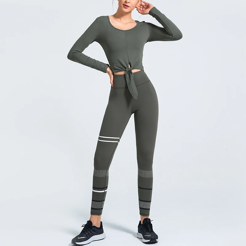 

2020 Latest Design Customized Fashion Black Printed Yoga Pants Striped Pants Leggins, As per picture
