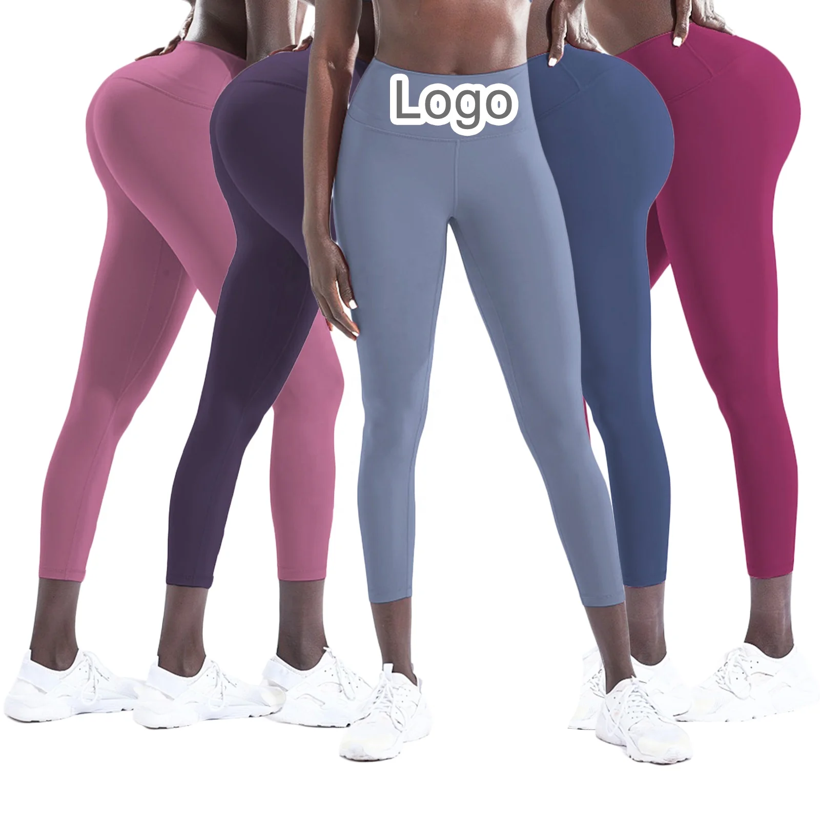 

Buttery Soft Tummy Control Stretchy Booty Tights Workout High Waisted Gym Yoga Pants Leggings for Women With Custom Logo