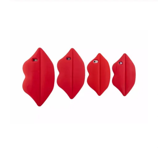 

Cute 3D Fashion Sexy Red Lips Kiss Design Silicon Phone Cases for iPhone 11 pro max XR 7 8 7plus 4 5 5s SE 6 6s Phone Cover