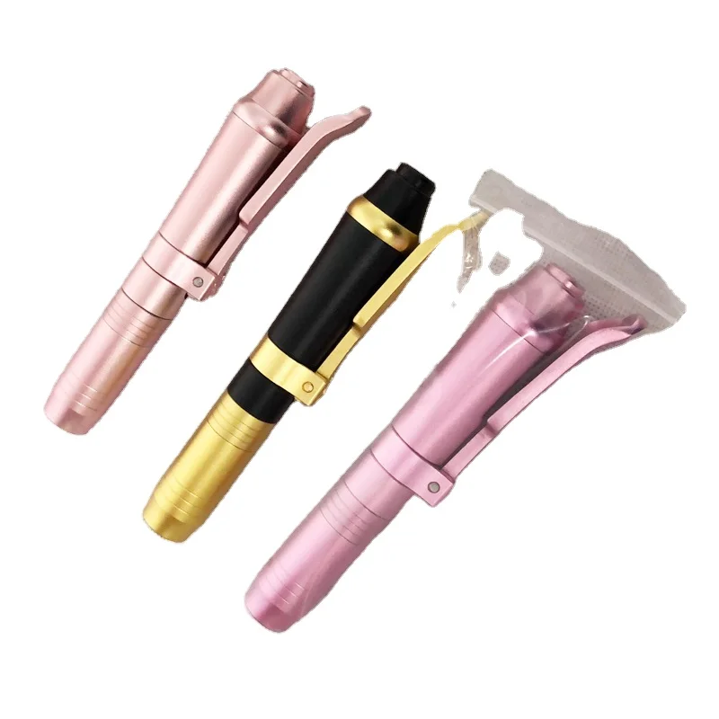 

2021 new design pink hyauron pen injector hyaluron pen for lip, Gold/black/red/pink etc.