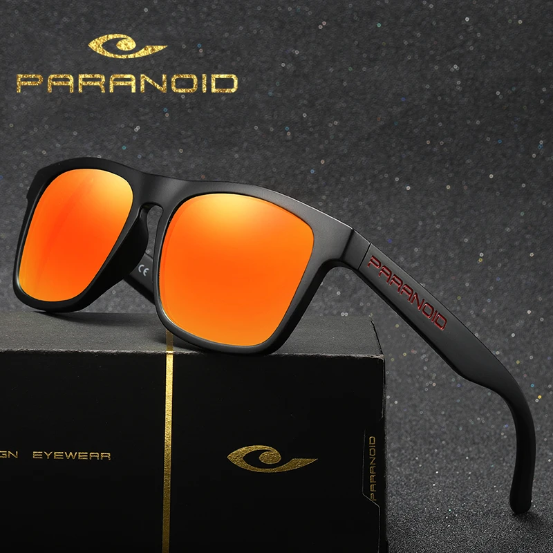

Dubery PARANOID 8816 Brand Design Polarized Sunglasses Men Driver Shades Male Vintage Sun Glasses Mirror UV400, As shown in figure