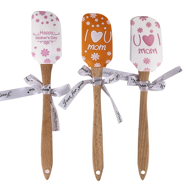 

Kitchen Baking Products DIY Funny Cake Scraper with wooden handle