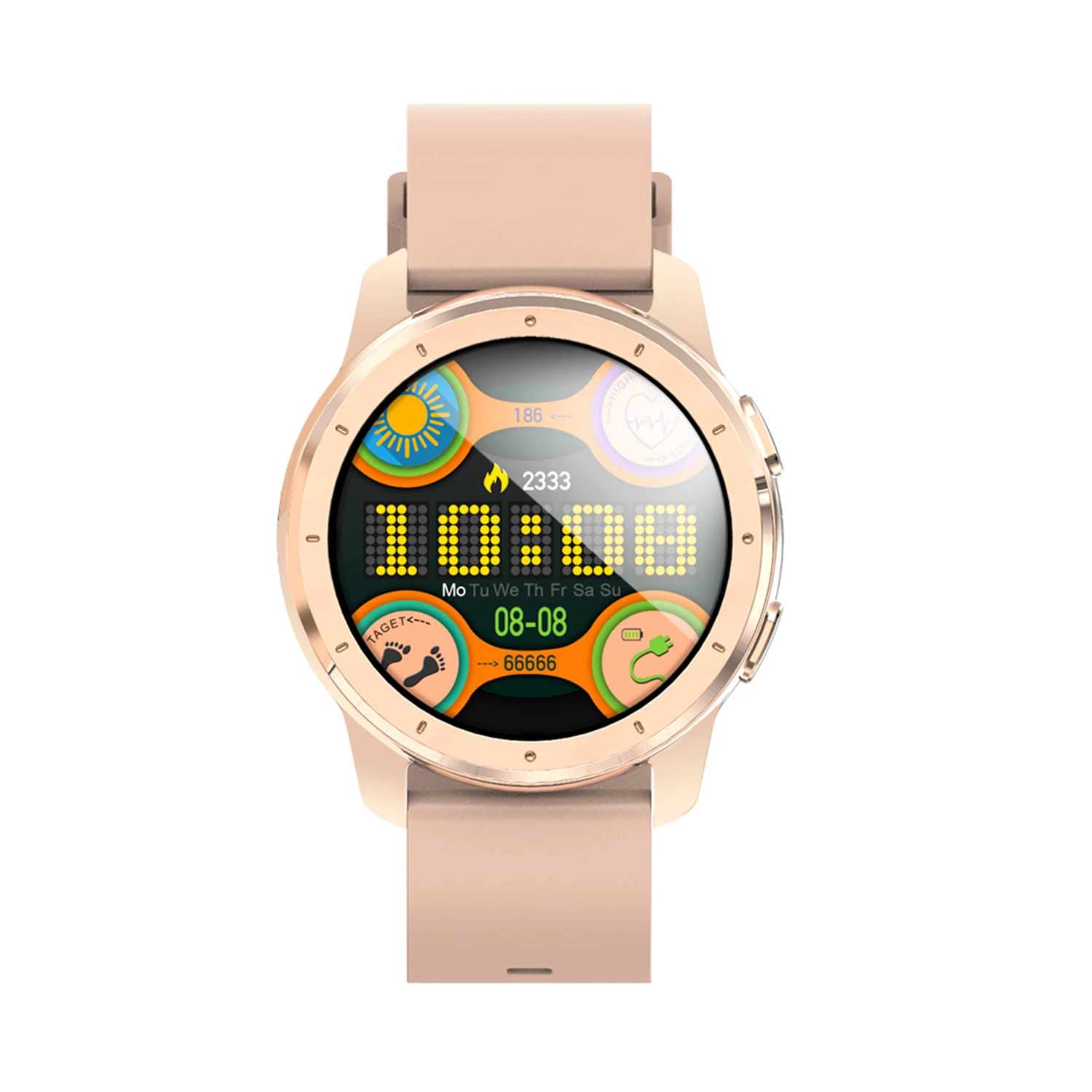 

Light Smartwatch for Music and Call Watch Face HD-Full Touch Screen Fashion BT 4.0 BLE Connection Smartwatch