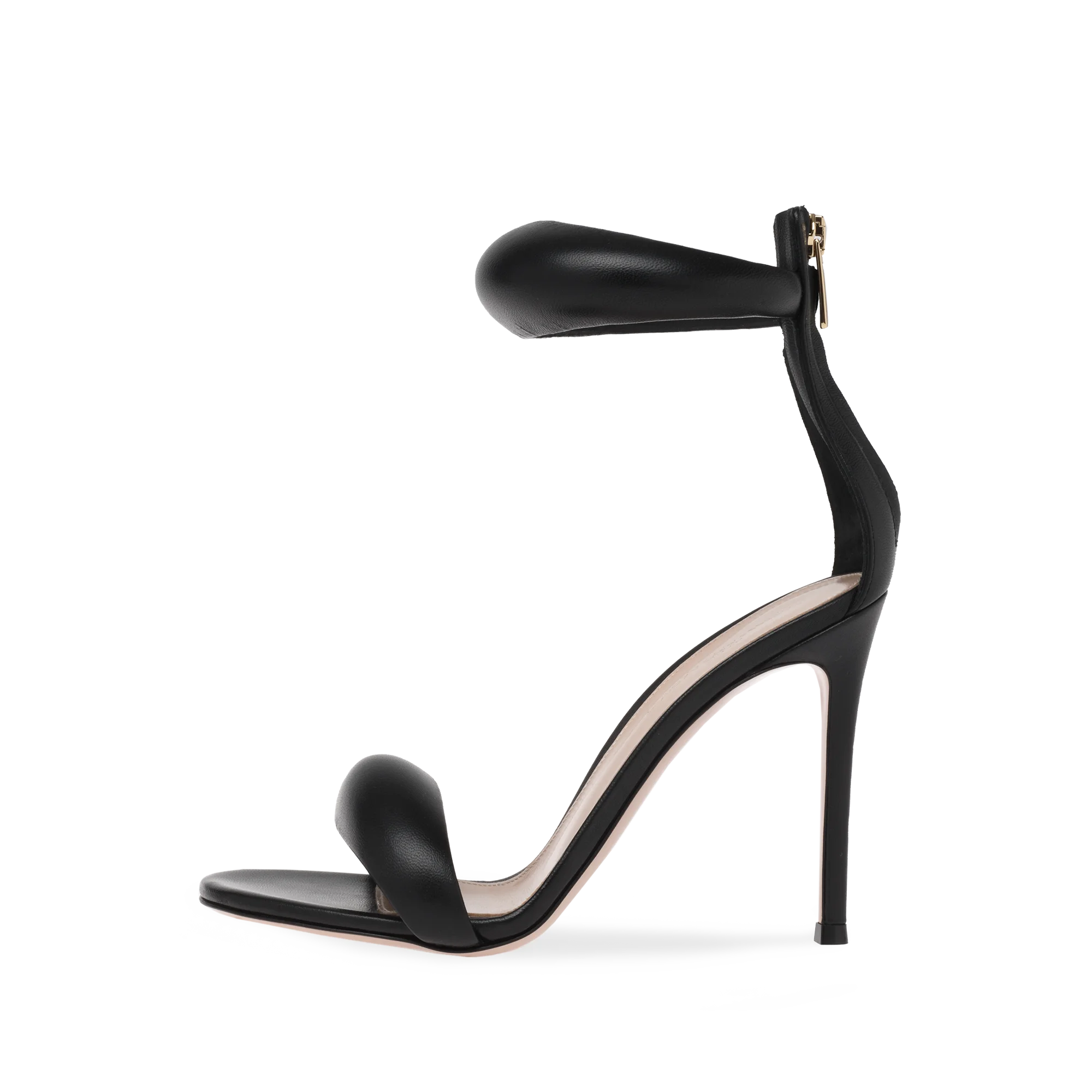 

2021 Custom Heels Black Cushioned Ankle Strap Ladies High Heel Shoes Open Toe Women High Heel Sandals