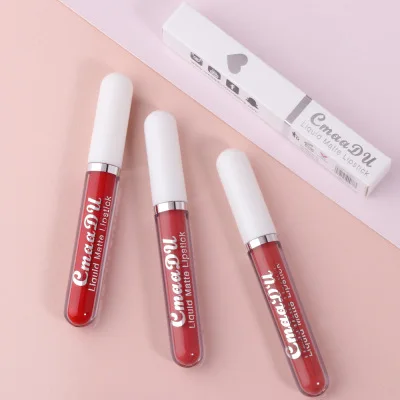 

Cmaadu 18 Colors Silky Soft Matte Lip Gloss Long Lasting Non-Stick Lip Beauty Makeup Waterproof Liquid Lipstick