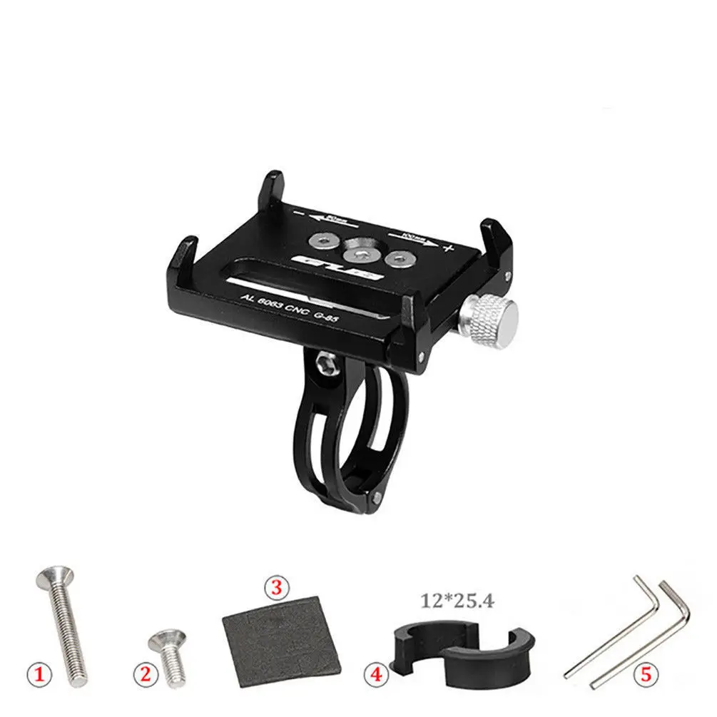 

Adjustable Anti-Slip Mobile Phone Stand Holder Bicycle Handlebar Mount GPS Stand Bracket Rack bike phone mount, Black/red/grey