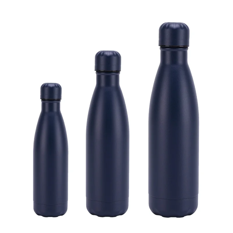 

500ml double wall Vacuum Insulated Leak Proof Cola Shape Water Bottle stainless steel water bottle, Customized color