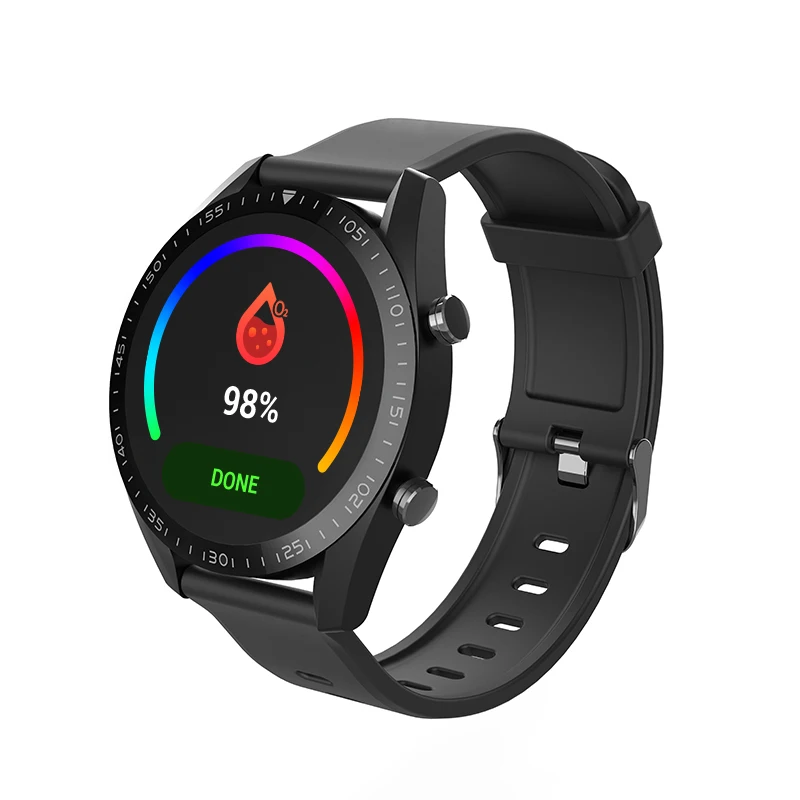 

J-Style 2051E-R SpO2 and temperature monitor AMOLED screen HD full touch Ecg PPG Smartwatch