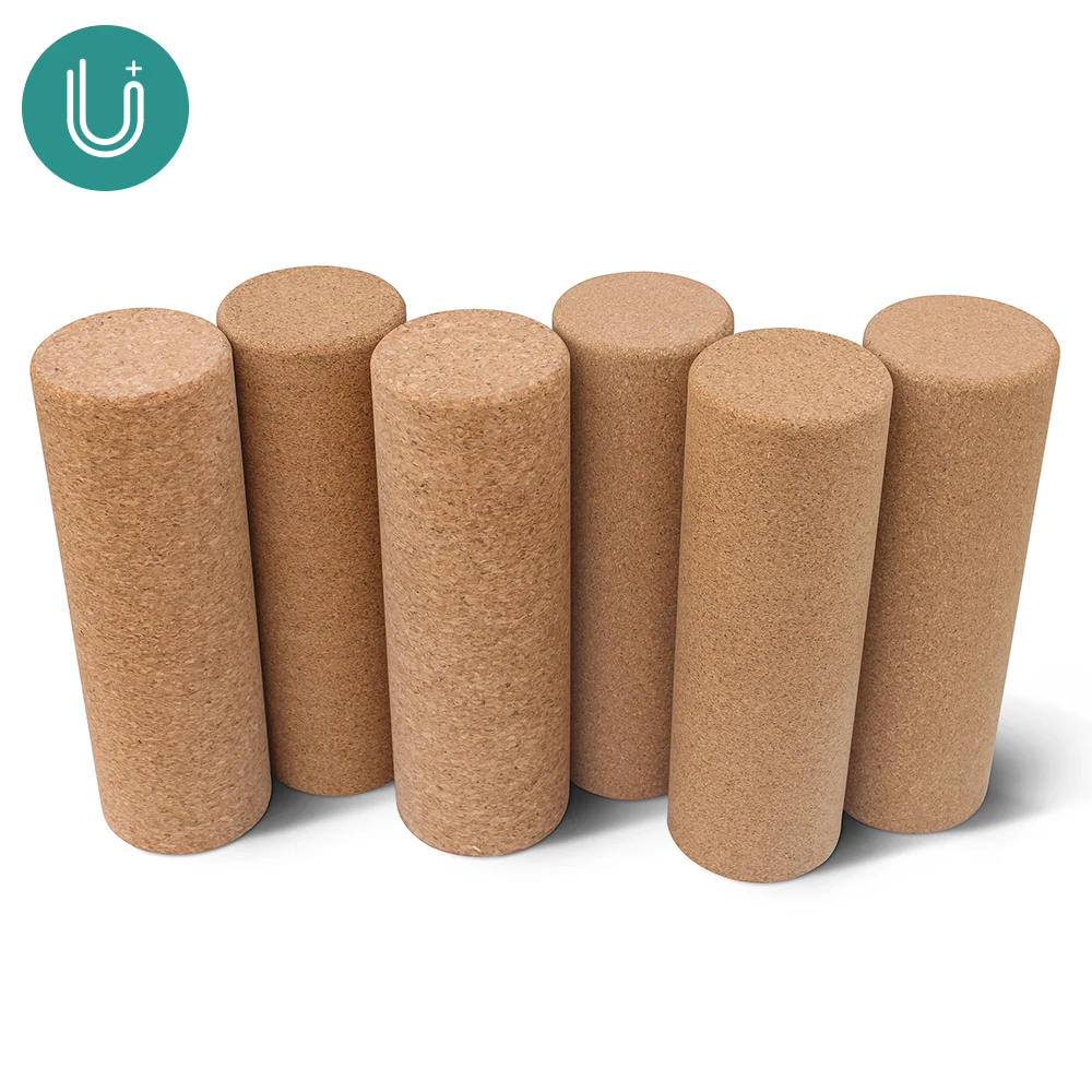 

Hot Sale Good Quality Column Massage Soft Cork Massage Roller