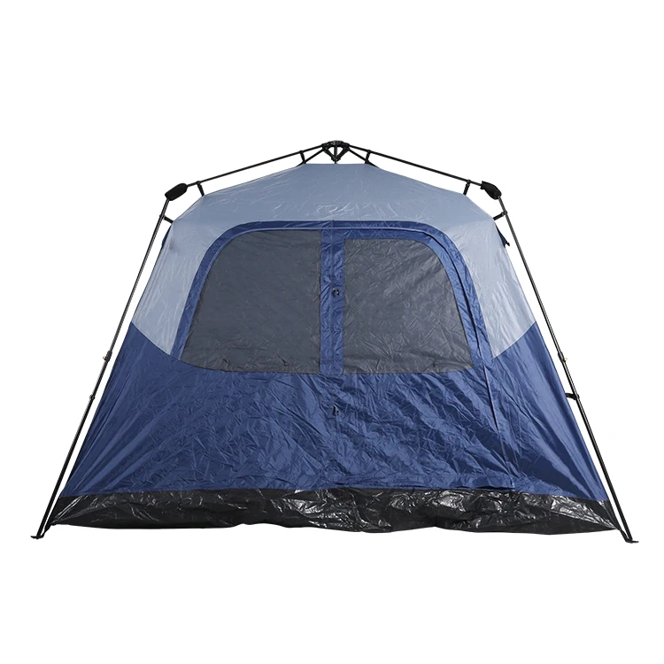 

Fun Family Portable Camping 6 person Tent Outdoor Camping for hiking, Customized and blue