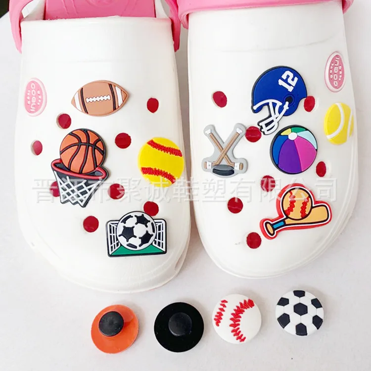 

Basketball Shoe Charms PVC custom logo Clog Charms for Clog Shoes Wristband Bracelet DIY Project, 0-9#Number