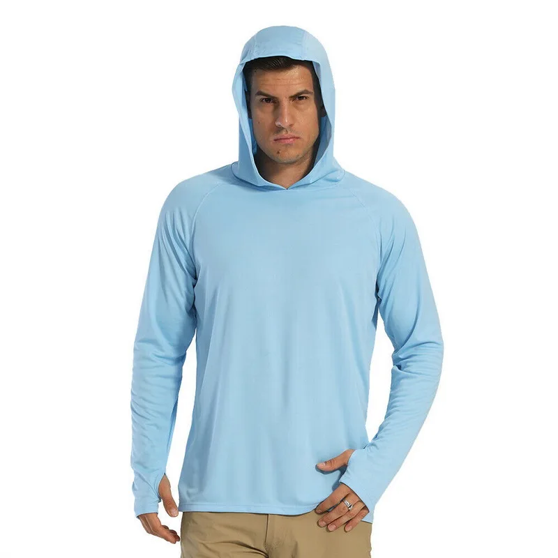 

Best price long sleeve hoodie fishing shirts quick dry custom men upf50 sun protection wholesale fishing sweatshirt