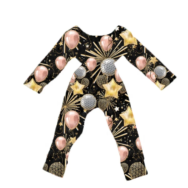 

Hot sell Valentine Kids Clothing Newborn Long Sleeve balloon Printed Romper Boys girls boutique clothing kids, Picture shows