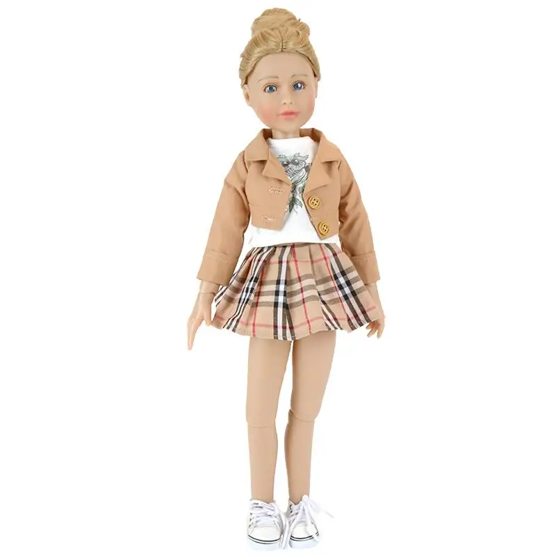 18英寸准备库存现实天使幼儿全身婴儿硅胶重生娃娃女孩bjd定制娃娃