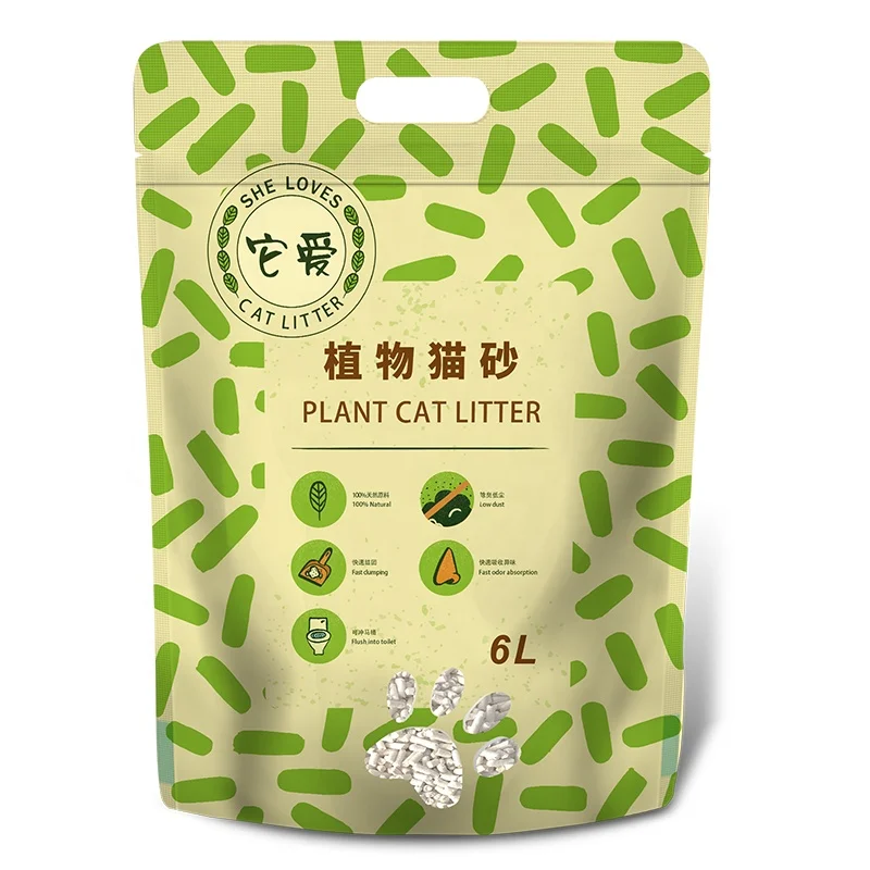 

OEM Wholesale Manufacturer Cheapest Dust Free Clumping Natural Biodegradable Tofu Cat Litter