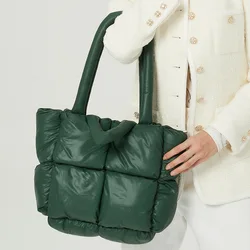 2021 hot sale women solid color handbag ladies cross body hand bags puffer duffle tote bag