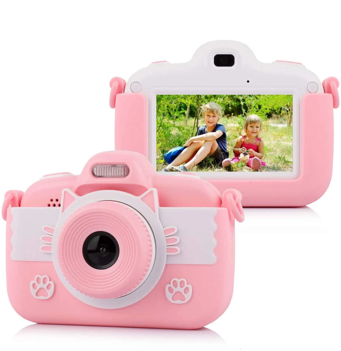 

2020 Kids Camera Cute Children Mini Educational Camera Toys For Boys And Girls Play Small Camera For Kids, Pink