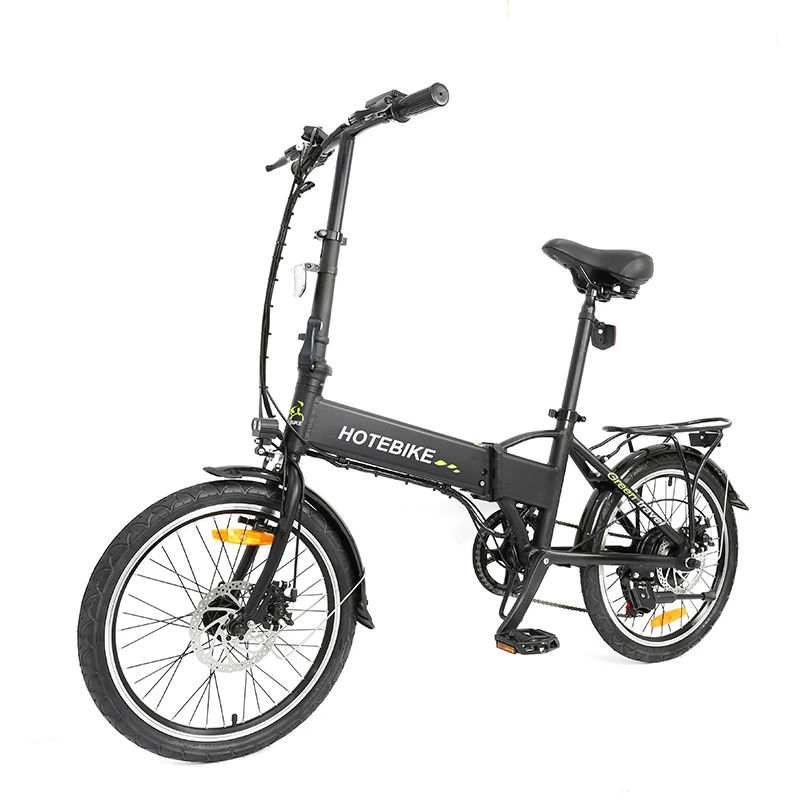

USA Warehouse folding electric bike A1-7 36V 350W 20 inch aluminum alloy frame free shipping fast delivery, Black