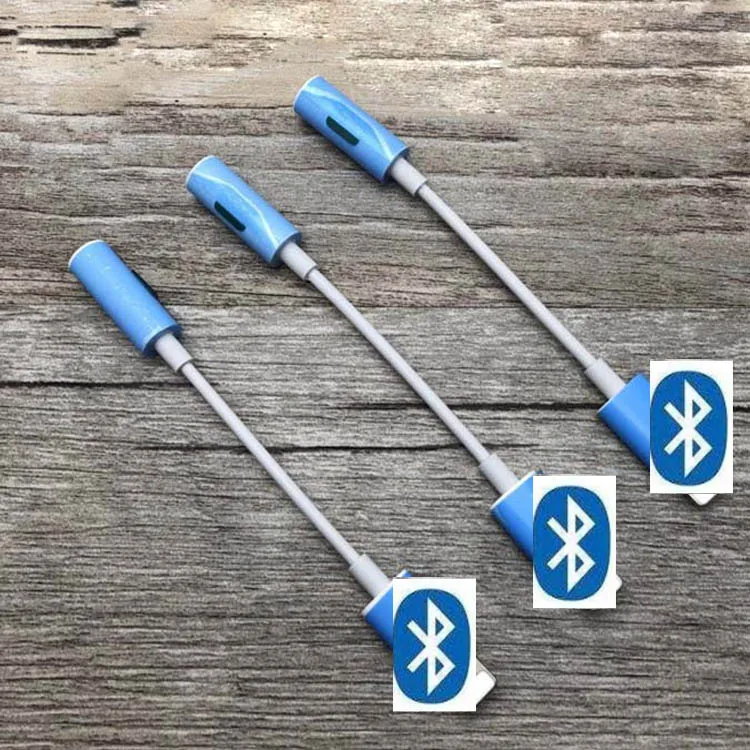 
MIC+Volume Blue-tooth 8 pin 3.5MM Audio Cable Headphone Jack Earphone Converter Adapter for iphone headphone adapter 