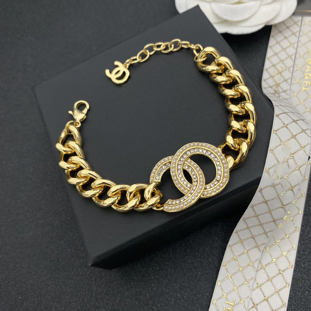 

2021 jewelry Luxury Hot Selling famous designer C jewelry luxury brass bracelet women, Picture shows