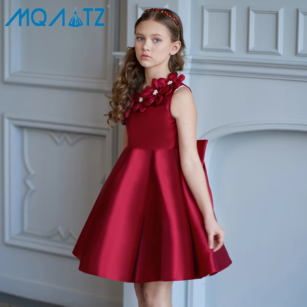 

MQATZ latest model girls party dress dresses for kids 6 years children off shoulder ball gown L5352